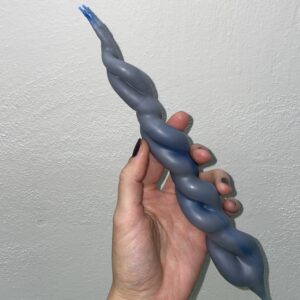 Twisted Double Candle 🫐