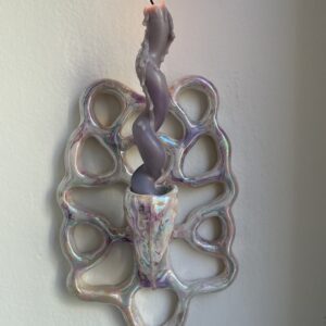 Wall Iridescent Candleholder no.16🦪
