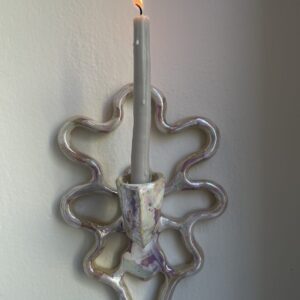 Wall Iridescent Candleholder no.17🦪