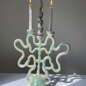 Iridescent Candleholder💚